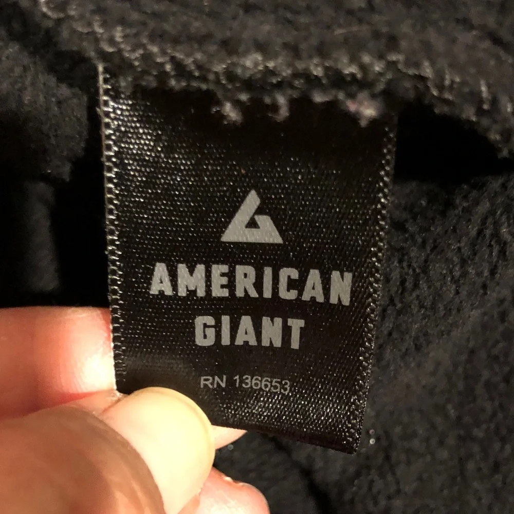 American Giant Storm Women's Zip-Up Hoodie Sweatshirt